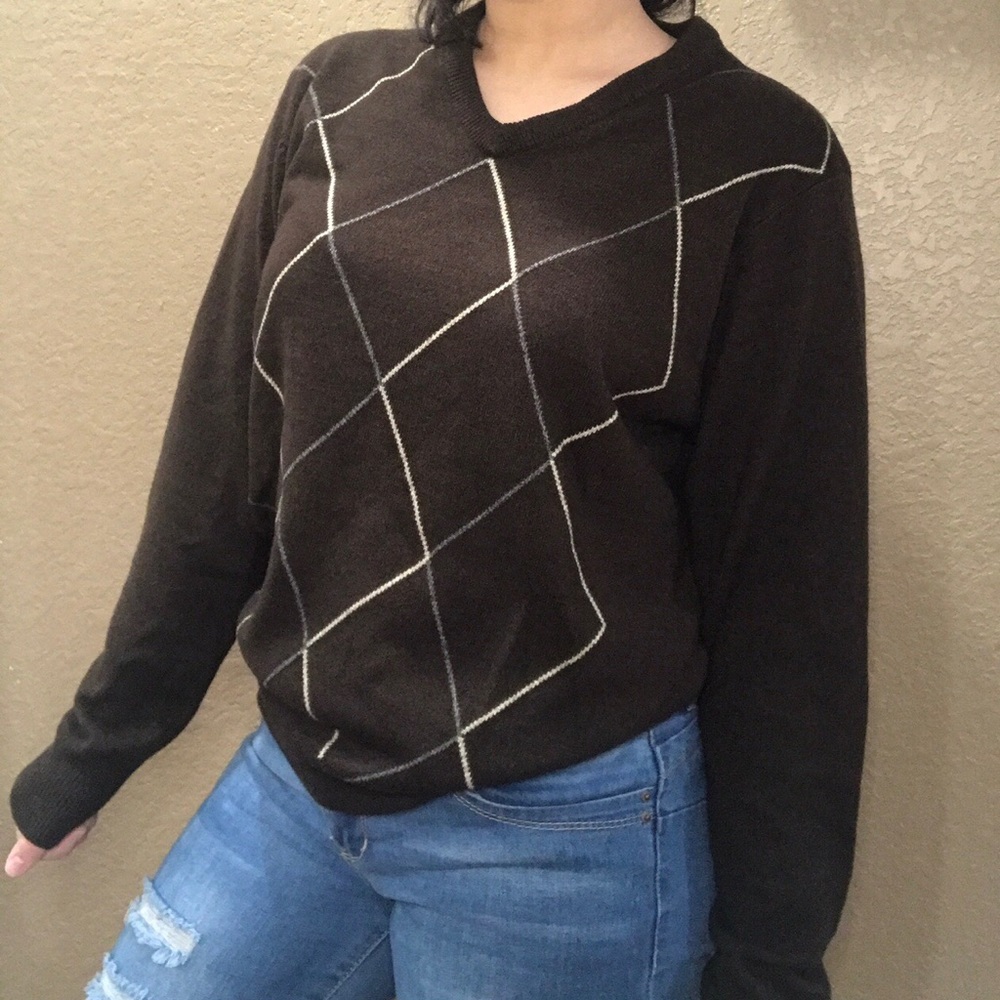 Argyle sweater